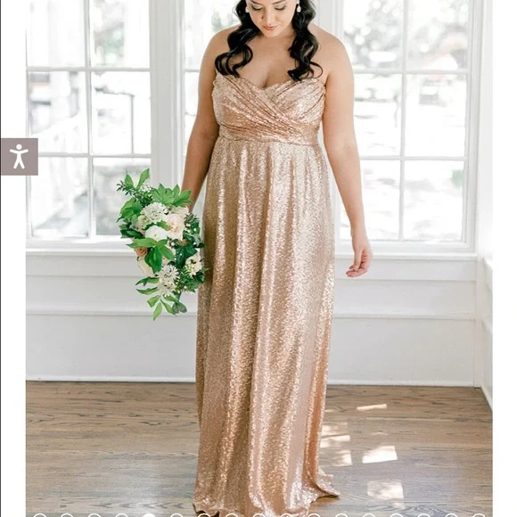 shop revelry bridesmaid dresses Fallon Satin Dress main image 0